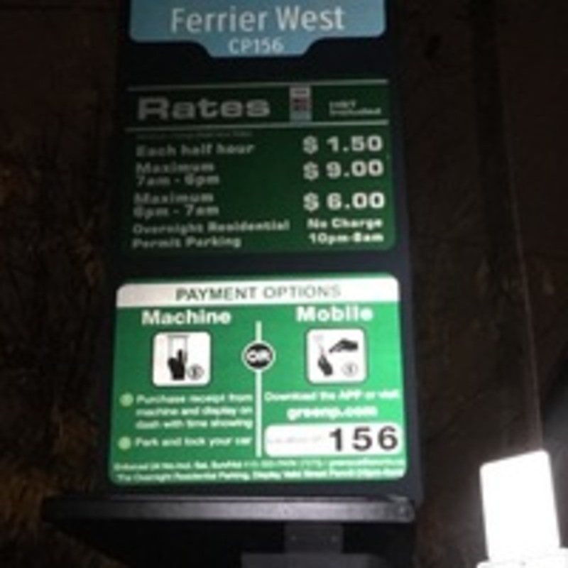 Street view of 18 Ferrier Avenue - Carpark 156