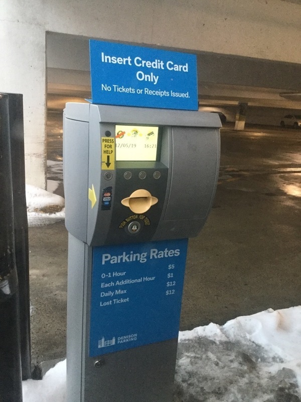 Street view of Minneapolis Institute of Art Parking