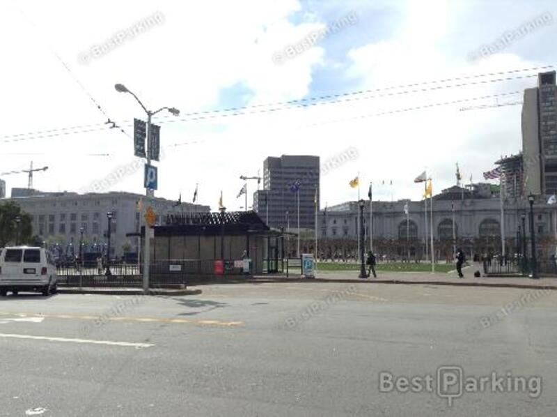 Street view of Civic Center Garage
