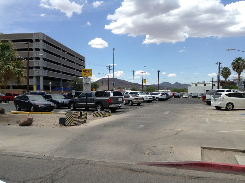 Street view of N Stone Ave Lot