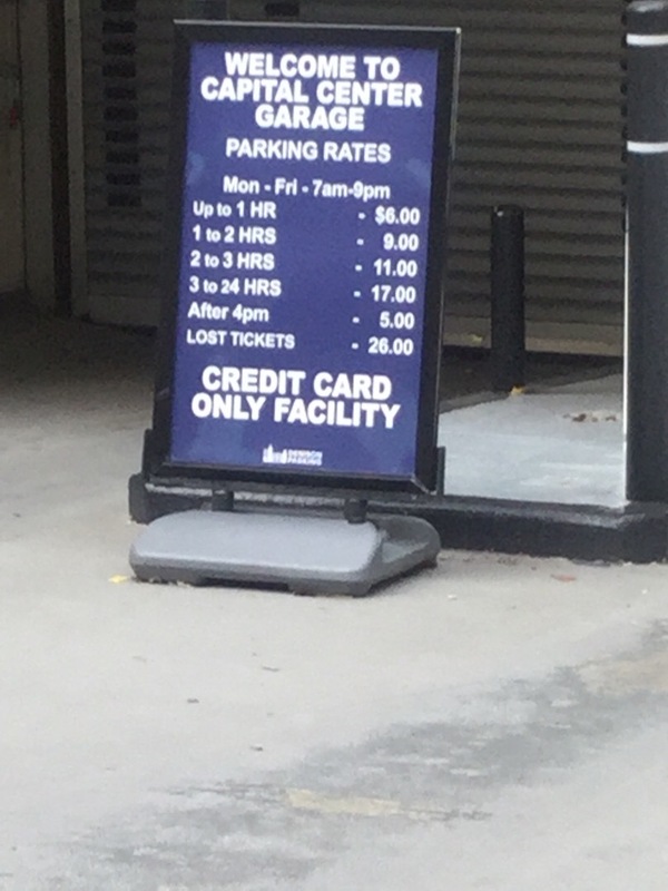 Street view of Capital Center Garage