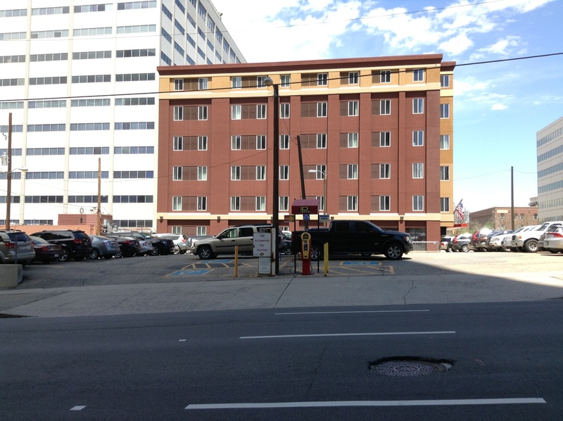 Street view of 18th & Sherman Lot