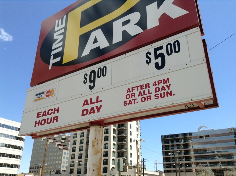 Street view of 18th & Sherman Lot