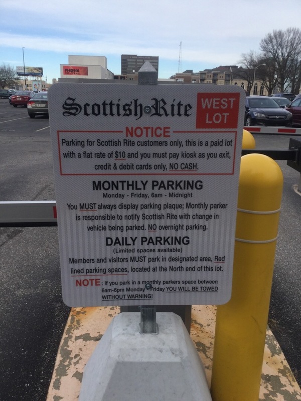 Street view of Scottish Rite West Lot