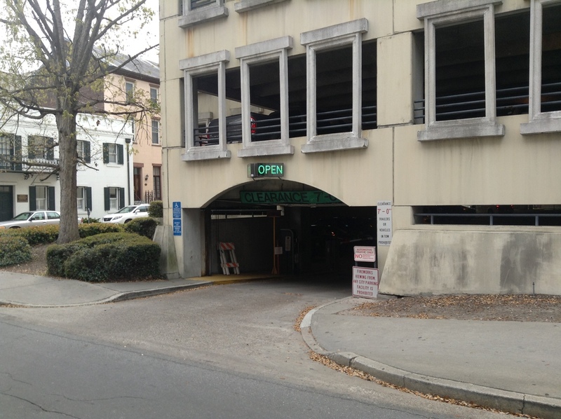 Street view of Robinson Parking Garage