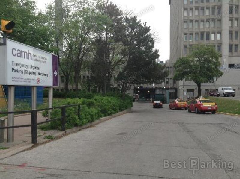 Street view of CAMH Ursula Franklin Site Parking Garage