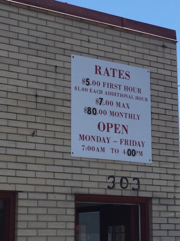 Street view of 303 Ellicott St Lot