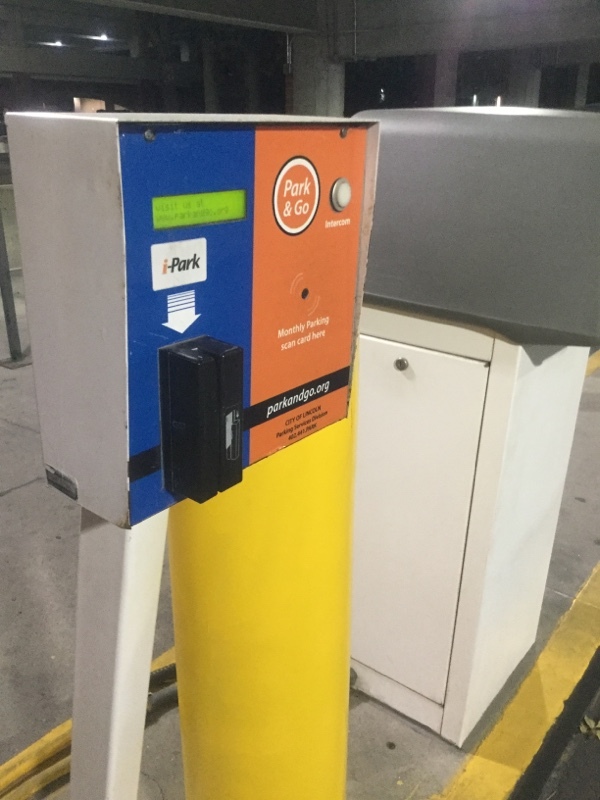 Street view of Cornhusker Square Garage