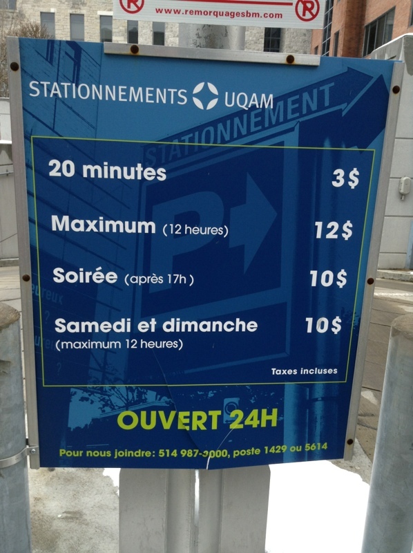 Street view of Stationnement Sanguinet