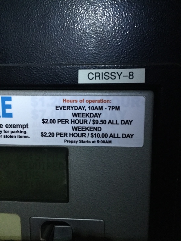 Street view of Battery East Parking Lot