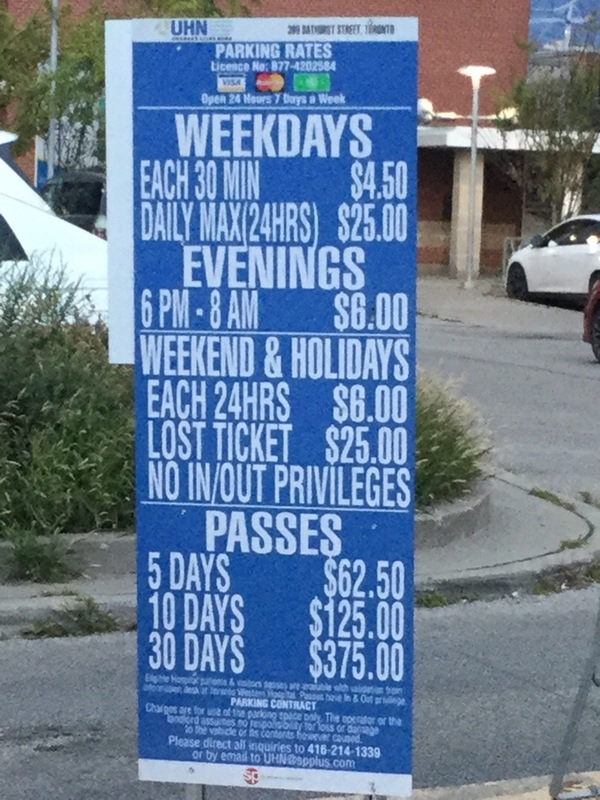 Street view of Toronto Western Hospital