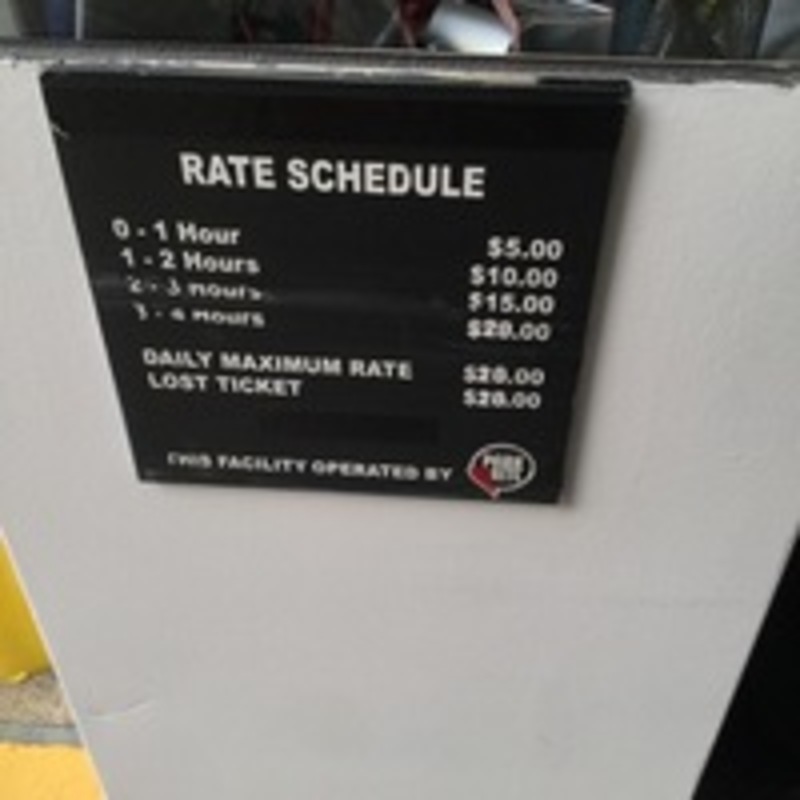 Street view of 150 Michigan Avenue Garage