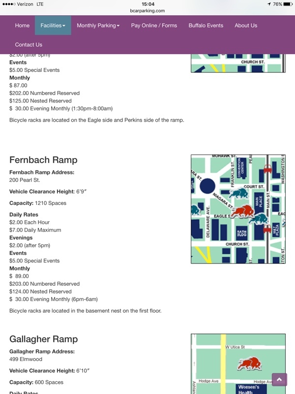 Street view of Fernbach Ramp