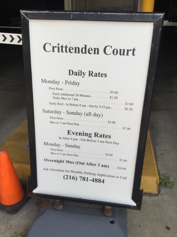 Street view of Crittenden Court Garage