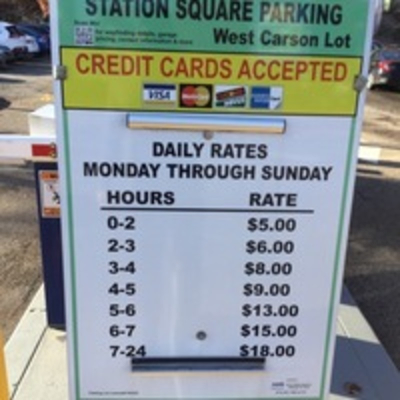 Street view of West Carson Lot