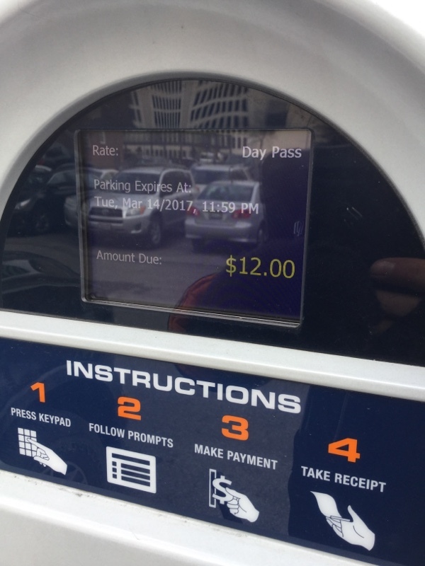 Street view of 3rd & State Lot