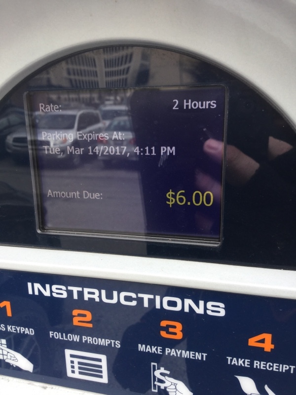 Street view of 3rd & State Lot