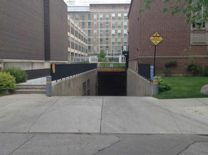Street view of Physics Parking Garage