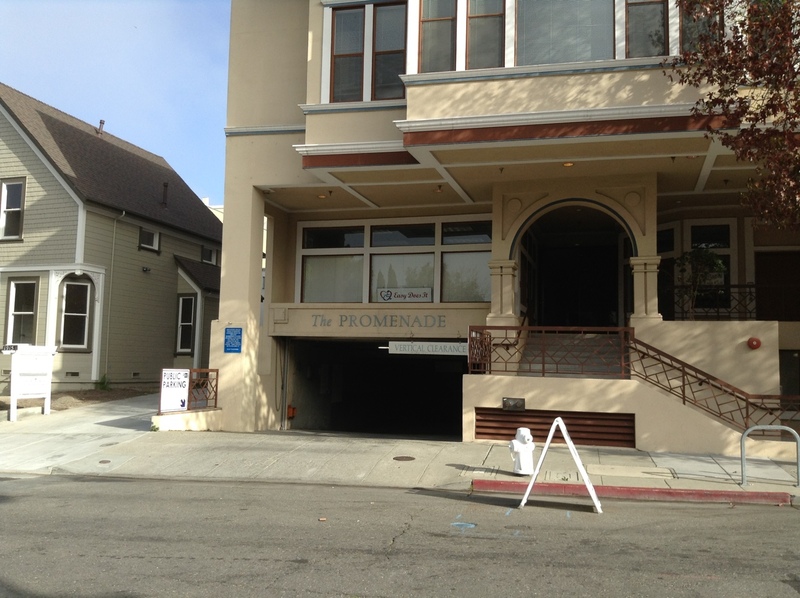 Street view of Promenade Garage