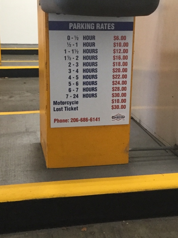 Street view of King St. Center Garage