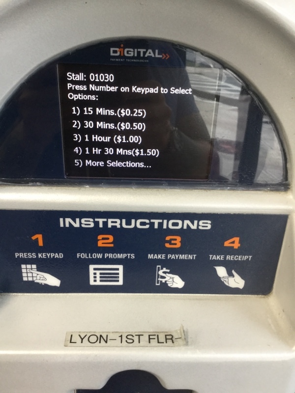 Street view of Lyon Place Municipal Parking Garage