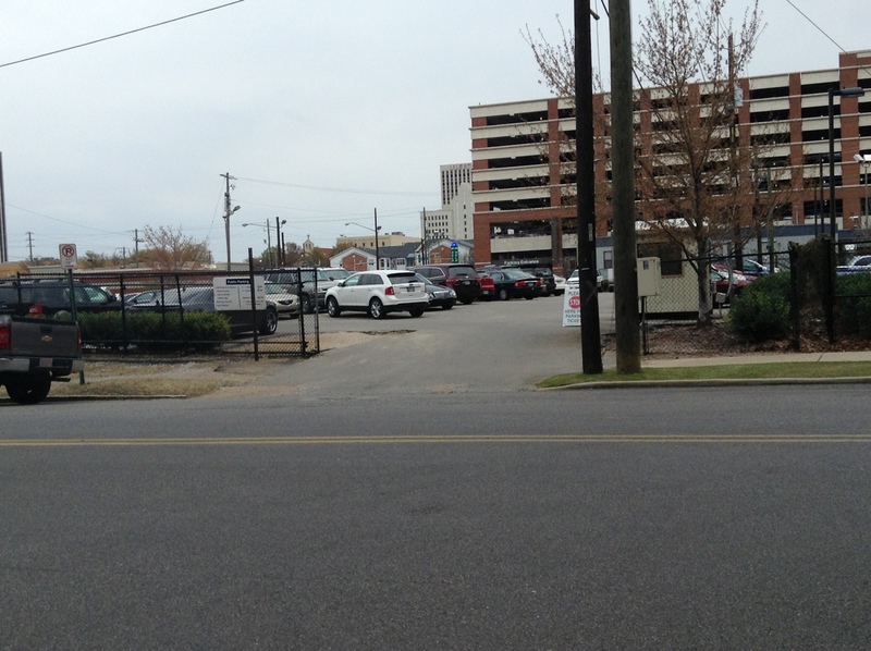 Street view of Long Term Parking Lot