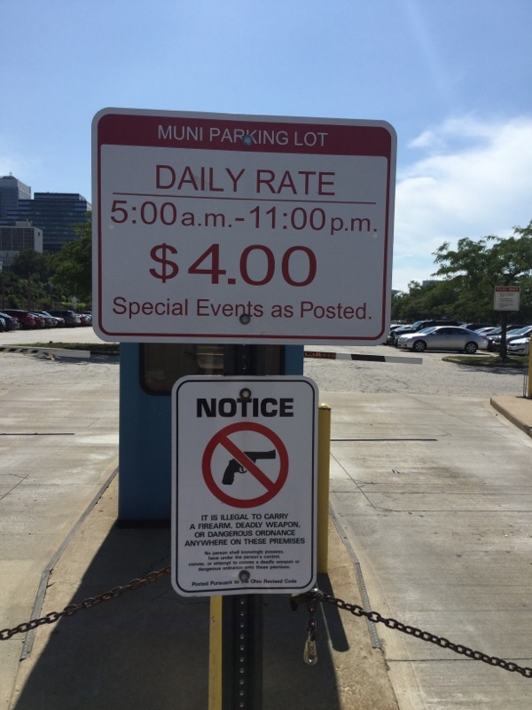 Street view of Lakefront Municipal Parking Lot