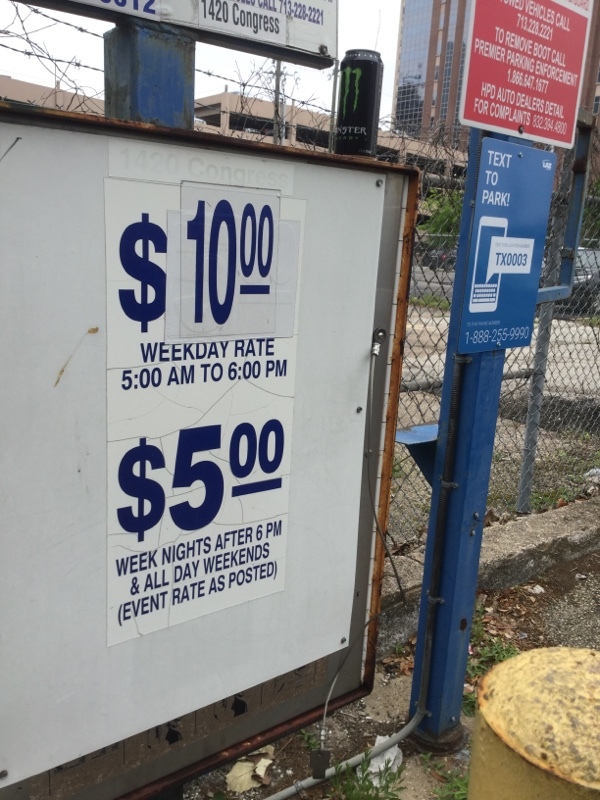 Street view of 1420 Congress Lot