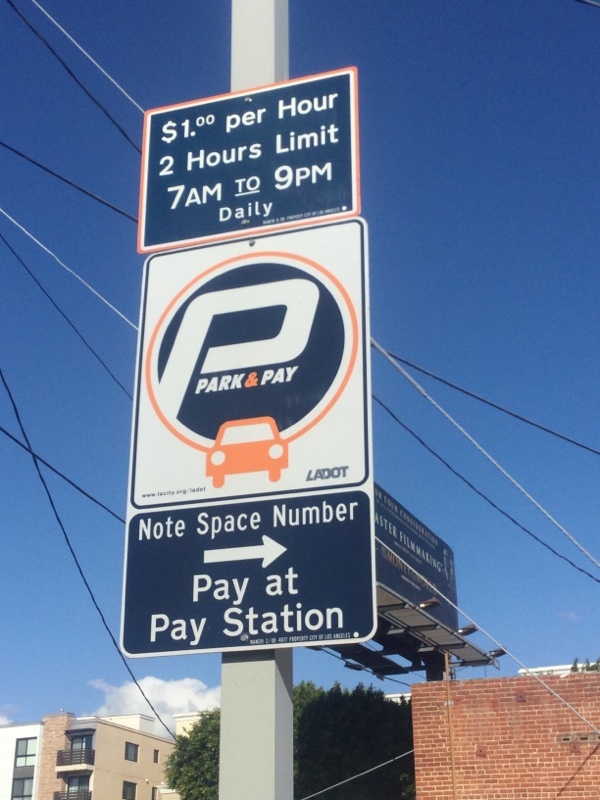 Street view of Colby & Santa Monica Parking Lot