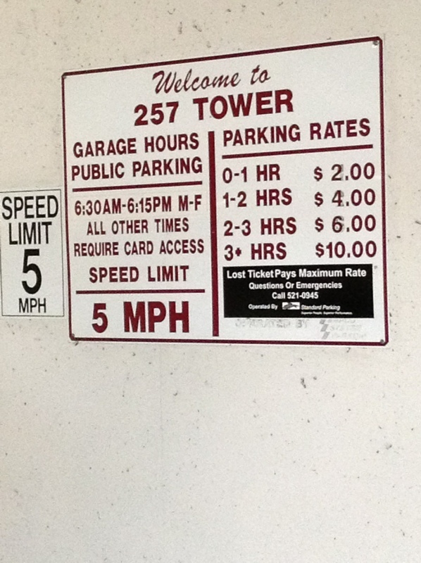 Street view of 257 Tower Garage