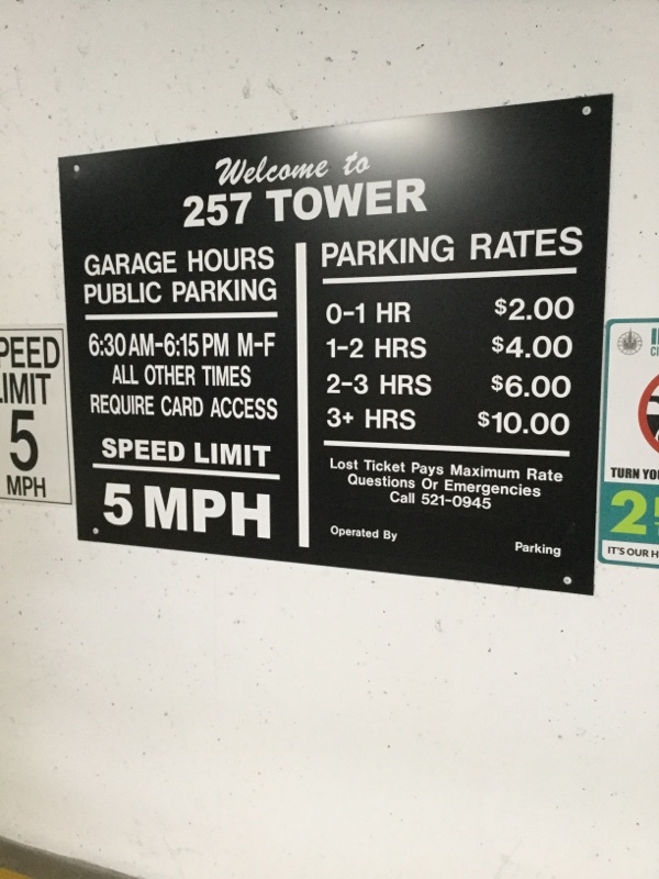 Street view of 257 Tower Garage