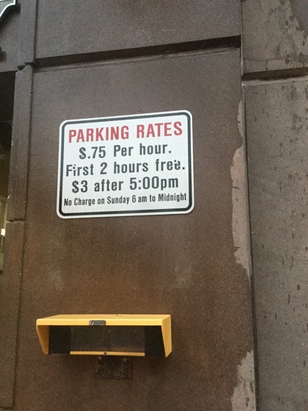 Street view of 6th Street Garage