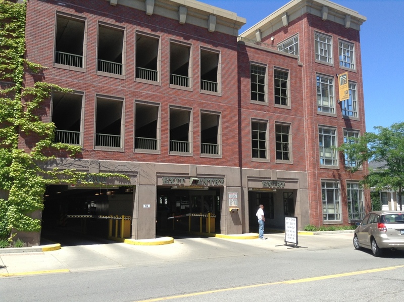 Street view of 6th Street Garage