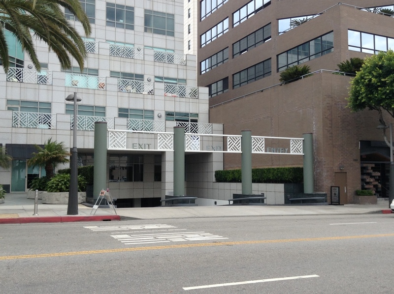 Street view of Second Street Plaza – Garage