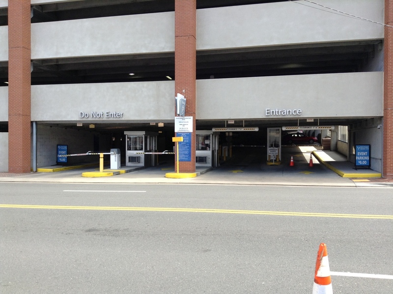 Street view of Greater Richmond Convention Center Garage