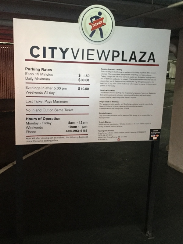 Street view of Cityview Plaza Garage