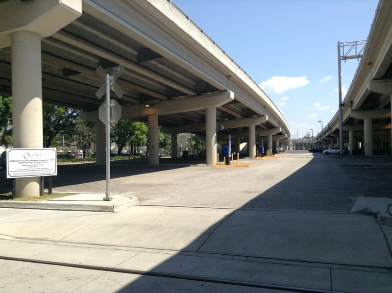 Street view of Selmon Expressway CAMLS Parking Lot