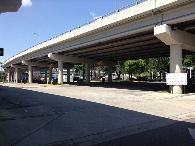 Street view of Selmon Expressway CAMLS Parking Lot