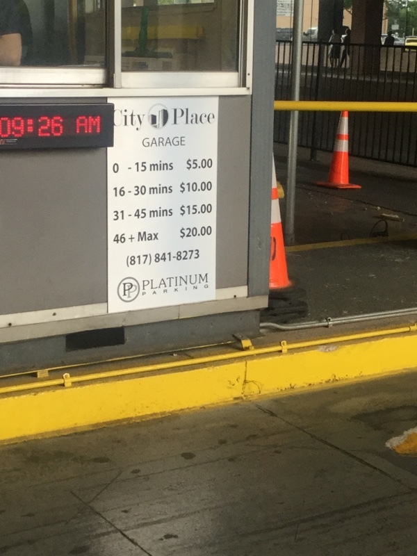 Street view of Two City Place Garage