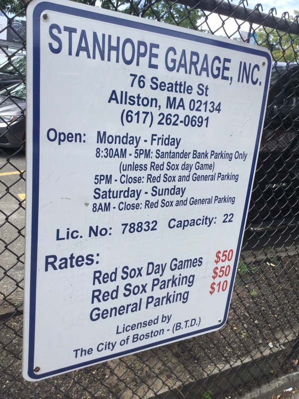 Street view of Newbury St Lot