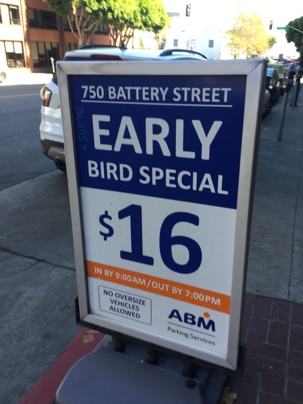 Street view of 750 Battery Street Garage