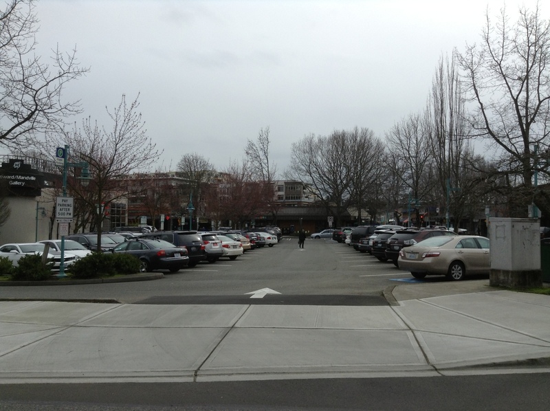 Street view of Lake & Central Lot