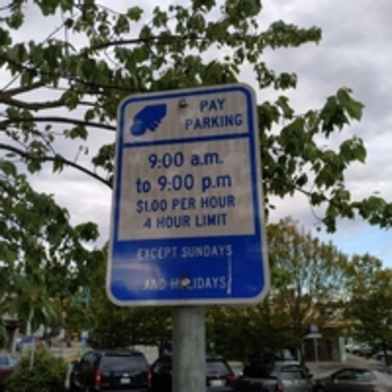 Street view of Lake & Central Lot