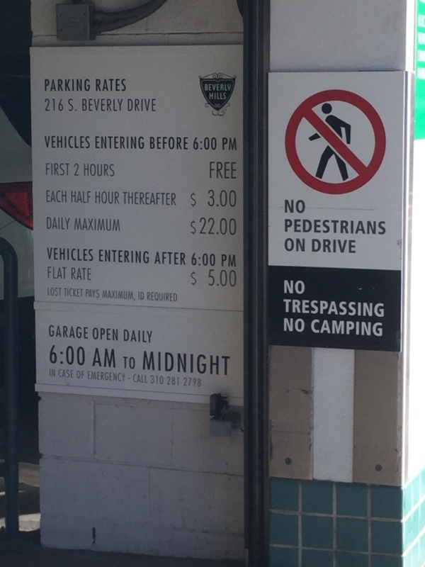 Street view of Beverly South Garage