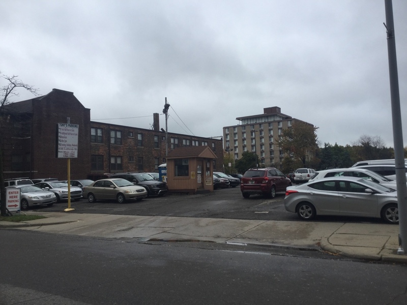 Street view of Tony's Parking Lot