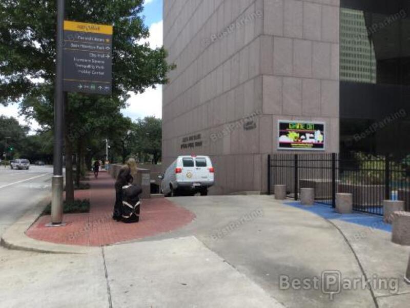 Street view of Central Library, Jesse H. Jones Building