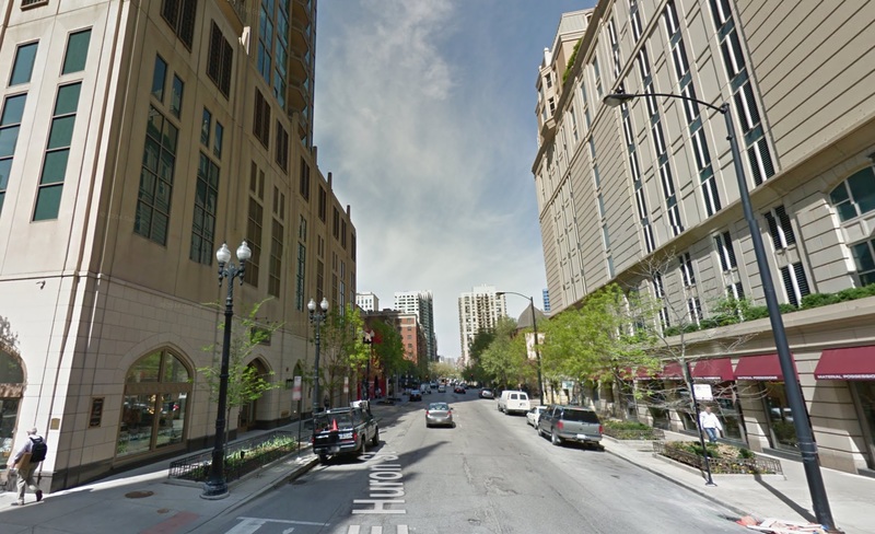 Street view of Private Garage in River North - Residence