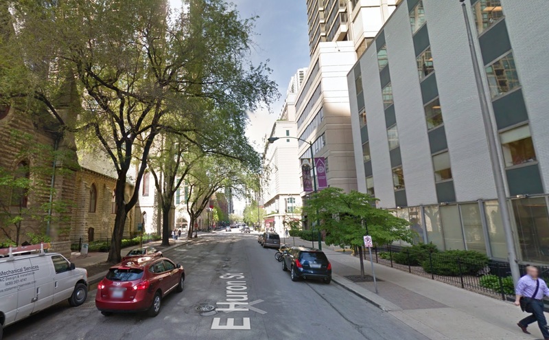 Street view of Private Garage in River North - Residence