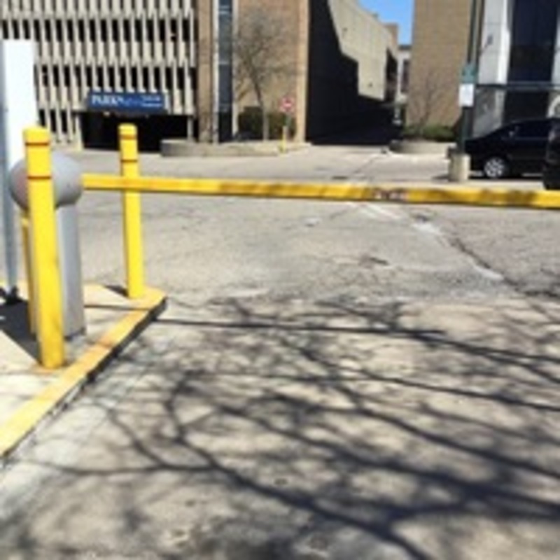 Street view of N Old Woodward Parking Structure