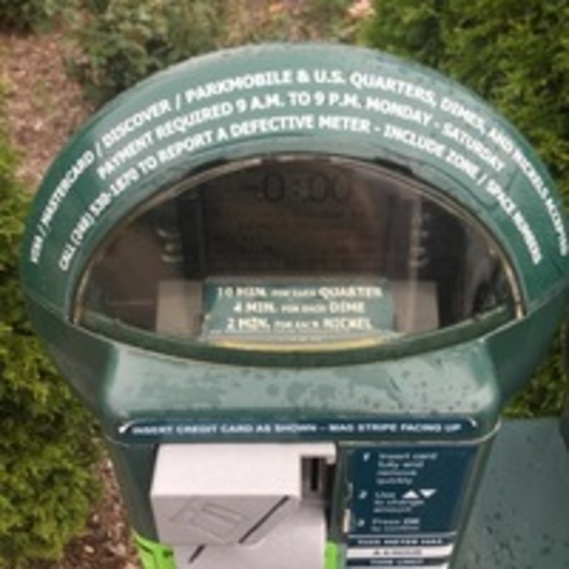 Street view of City of Birmingham Municipal Lot #7